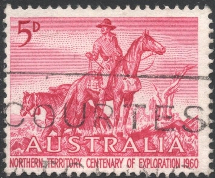 Australia: SC#336 5d Centenary of Northern Territory Exploration (1960) Used