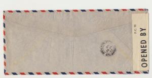 CANADA TO BARBADOS 1944 ADVERTISING CENSOR COVER, UNLISTED TAPE, 10c (SEE BELOW)