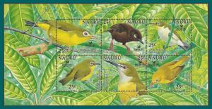 Nauru 2005 Birdlife International, 3 x MS, MNH 529,SGMS589