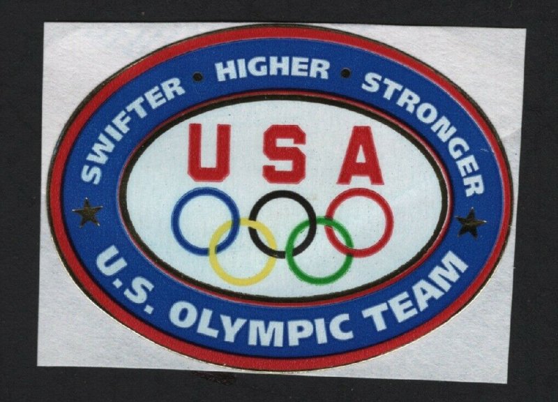 UNITED STATES HIGH QUALITY OLYMPICS METALLIC LABEL   - BARNEYS 