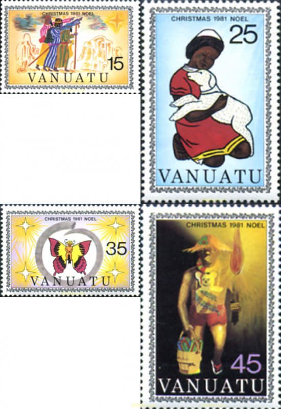 263587 MNH VANUATU 1981 NAVIDAD
