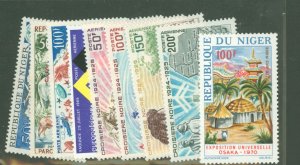 Niger #C105/112-8  Single (Complete Set)