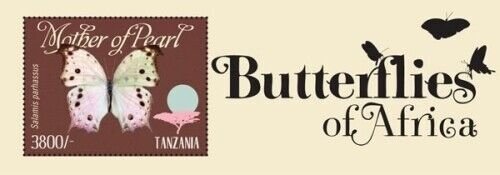 Tanzania 2011 - Butterflies of Africa, Mother of Pearl - S/S - Scott 2642 - MNH