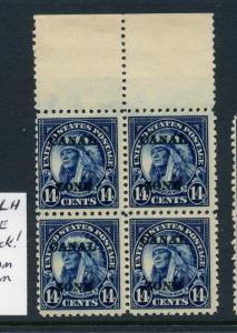 Canal Zone Scott #77 American Indian Overprint Mint Stamp Block NH (CZ77-21)