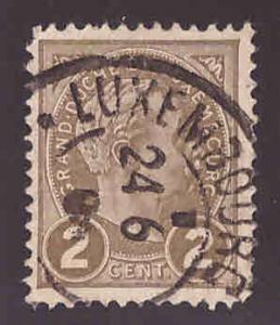 Luxembourg Scott 71 used 1895 2c