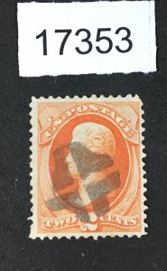 MOMEN: US STAMPS # 178 USED LOT #17353