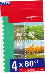 Netherlands 989a Complete Booklet Set U Growing Fruit (A)