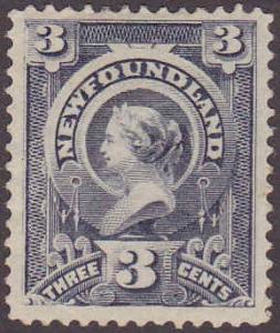 Newfoundland Scott 60a VF OG