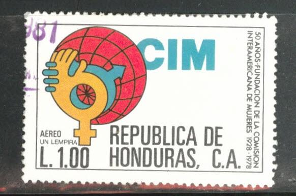 Honduras  Scott C698 Used  airmail stamp