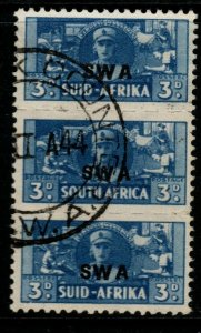 SOUTH WEST AFRICA SG127 1943 3d BLUE FINE USED