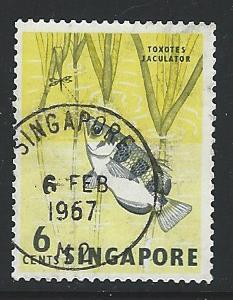 Singapore Used Scott cat.# 56