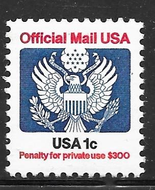 USA O127: 1c Eagle, MNH, VF