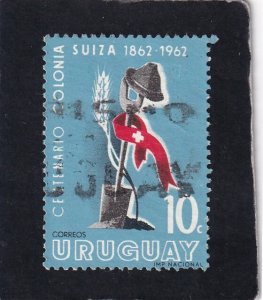 Uruguay,   #      689      used