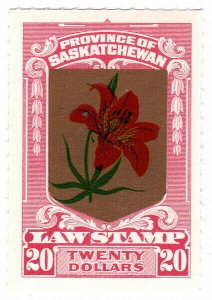 (I.B) Canada Revenue : Saskatchewan Law Stamp $20 (Bileski OP)