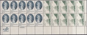 U.S Sc# 1732 / 1733 13¢ Captain Cook complete plate No. blk of 20 MNH 1978