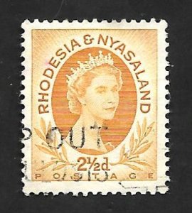 Rhodesia & Nyasaland 1956 - U - Scott #143B