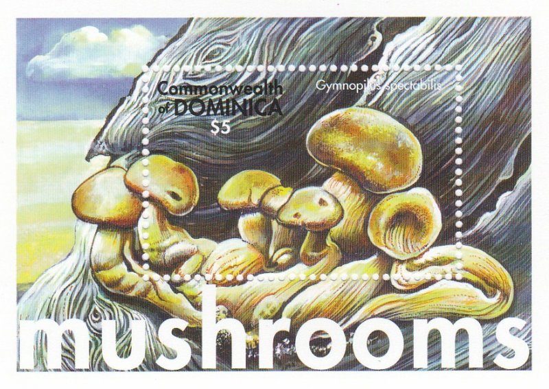 Dominica # 2305-2306 & 2307-2308, Mushrooms, NH, 1/2 Cat.