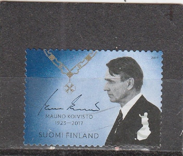 Finland  Scott#  1545  Used  (2017 Pres. Mauno Koivisto)