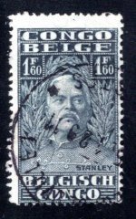 Belgian Congo #122 F/VF  Used,  CV $9.00   .....   0570105