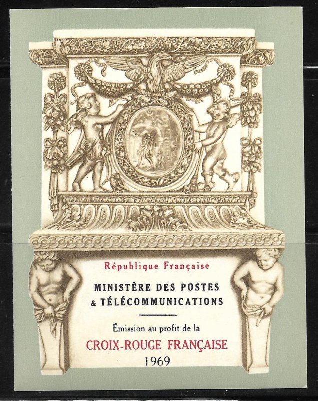 France B423a  Mint NH - 1969 Red Cross, Complete Booklet