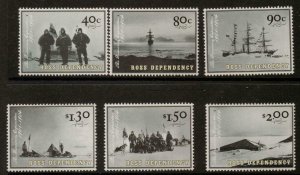 ROSS DEPENDENCY SG78/83 2002 DISCOVERY EXPEDITION MNH