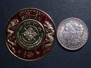 ​BHUTAN 1966 SC# 83H COAST OF ARMS GOLD FOIL 3D MNH VF-KEY STAMP LAST ONE