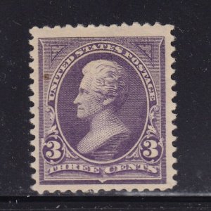 268 VF+ original gum never hinged with nice color cv $ 115 ! see pic !