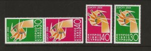 CYPRUS Sc 1053-4+1053a-4a NH issue of 2006 - EUROPA 