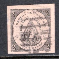 Honduras  #2   Used    VF   CV $200.00 ...  2720002