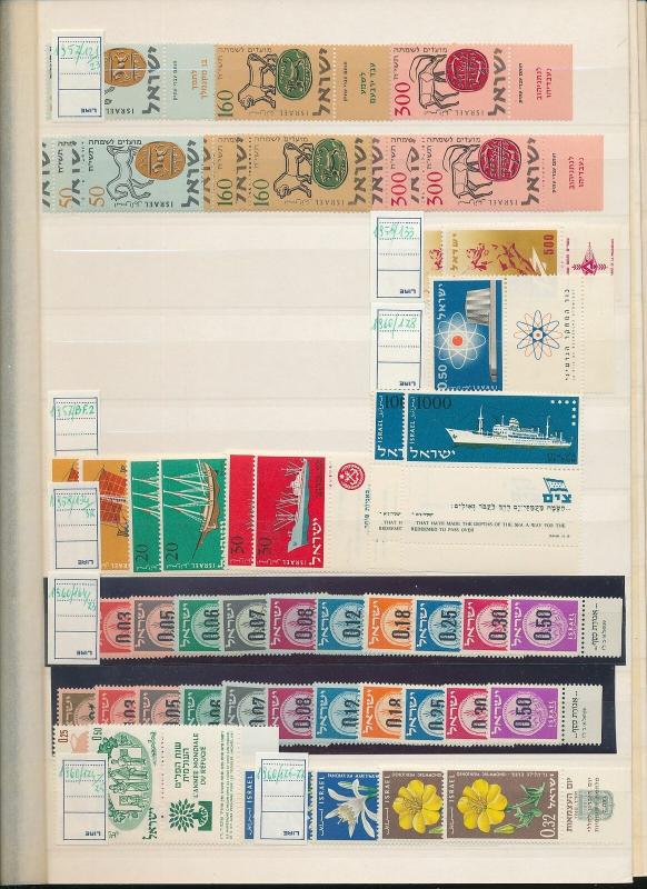 ISRAEL 1950s/80s MNH MH Collection+Blocks(Appx 750)(ALB1014