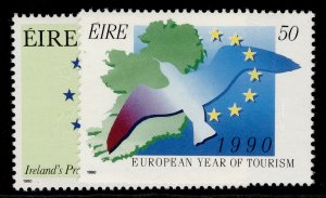 IRELAND QEII SG742-743, 1990 European events set, NH MINT.