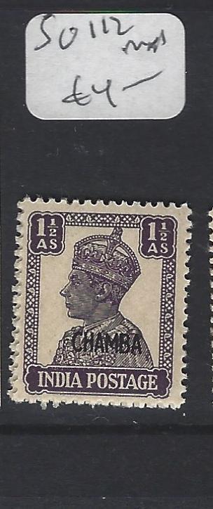 INDIA  CHAMBA  P1306B)  KGVI 1 1/2A  SG 112      MNH