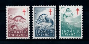 [99324] Finland 1961 Marine life seal otters Tuberculoses  MNH