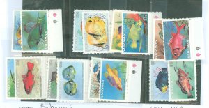 Bahamas #604-18A Mint (NH) Single (Complete Set)