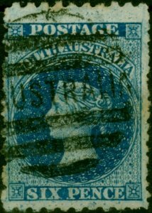 South Australia 1870 6d Prussian Blue SG105 Fine Used