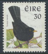 Ireland Eire SG 1038 SC# 1106 Used Birds Blackbird see detail and scan