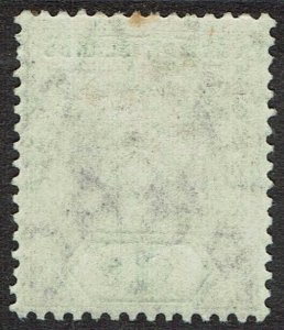 CAYMAN ISLANDS 1907 KEVII 1/- WMK MULTI CROWN CA