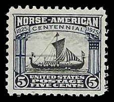 PCBstamps  US # 621 5c North American Centennial, MNH, (4)