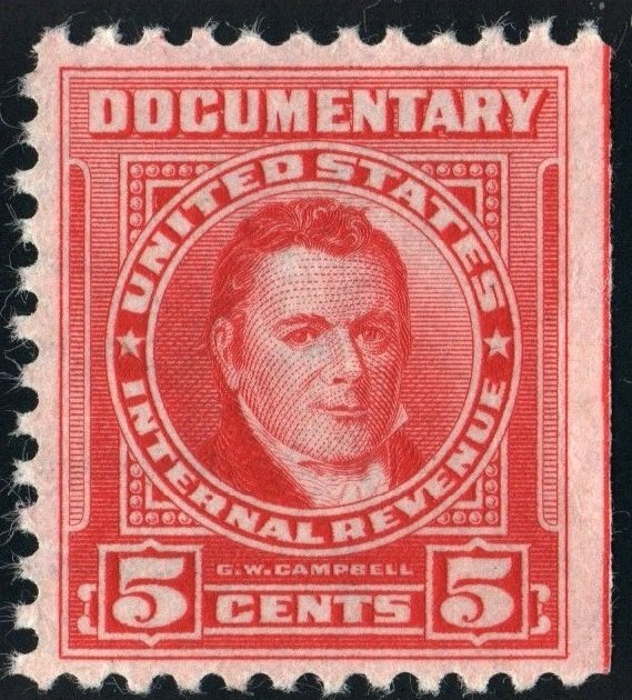 R658 5¢ Documentary Stamp (1954) MNH