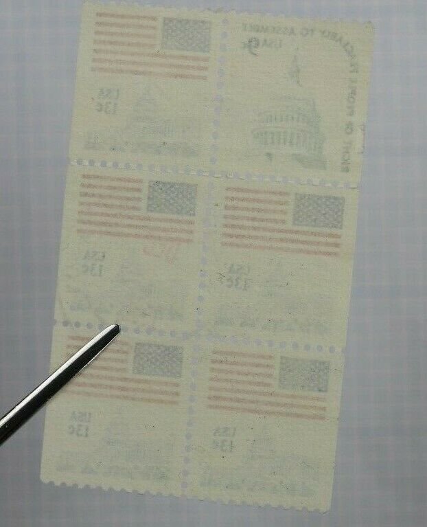 US Sc# 1623c Booklet Pane Used 