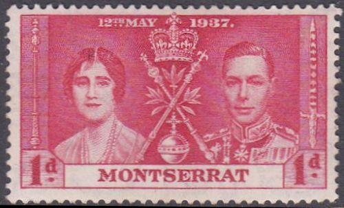 Monserrat 1937 SG98 HM