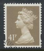Great Britain SG Y1712 Sc# MH230    Used with first day cancel - Machin 41p