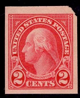 US Stamp #577 2c Washington MINT Hinged SCV $1.30