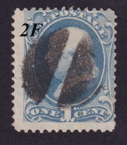 US #156 USED VERY GOOD CORK CANCELLED #1