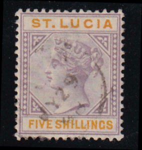 St Lucia 1898 SC 38 USed 