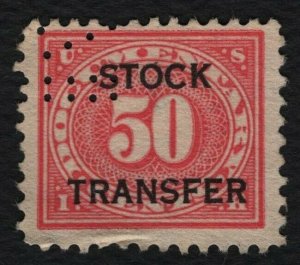 #RD9 50c Stock Transfer, Used [30] **ANY 5=FREE SHIPPING**