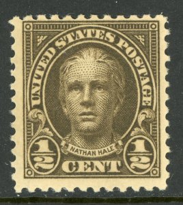 USA 1925 Fourth Burea ½¢ Hale Perf 11 Scott 551  MNH G202