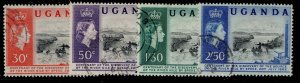 Uganda QEII SG95-98, 1962 Spekes Discovery Set, Fine Used.-