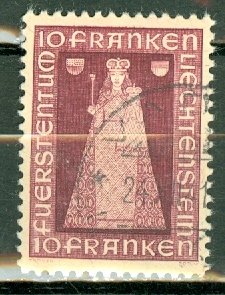 KT: Liechtenstein 171 used CV $97.50