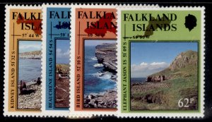 FALKLAND ISLANDS QEII SG597-600, 1990 Nature reserves set, NH MINT.